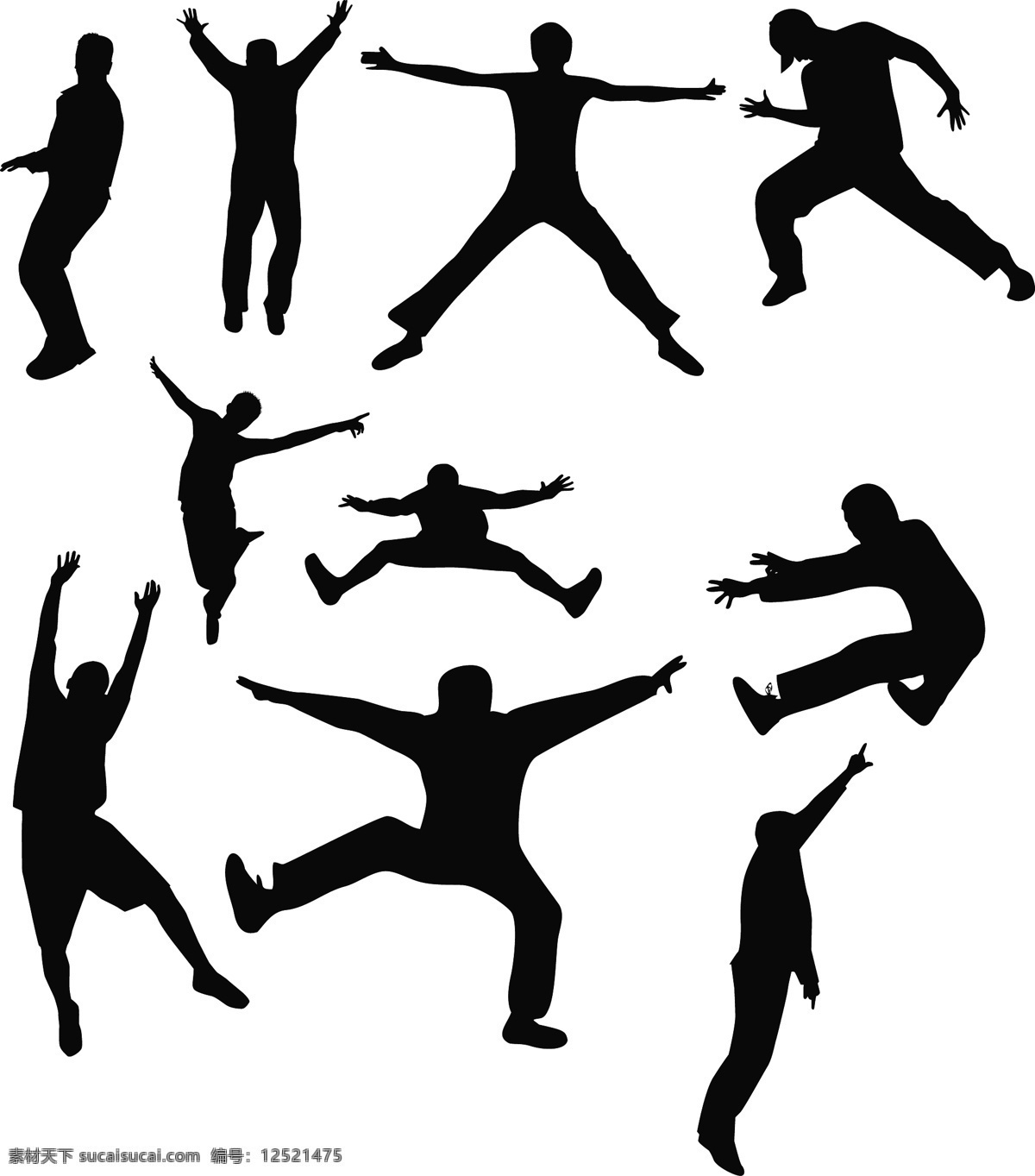 街舞 人物 剪影 矢量 eps矢量 人物剪影 跳舞 舞人物 舞蹈人影 免费剪影 矢量图 矢量人物