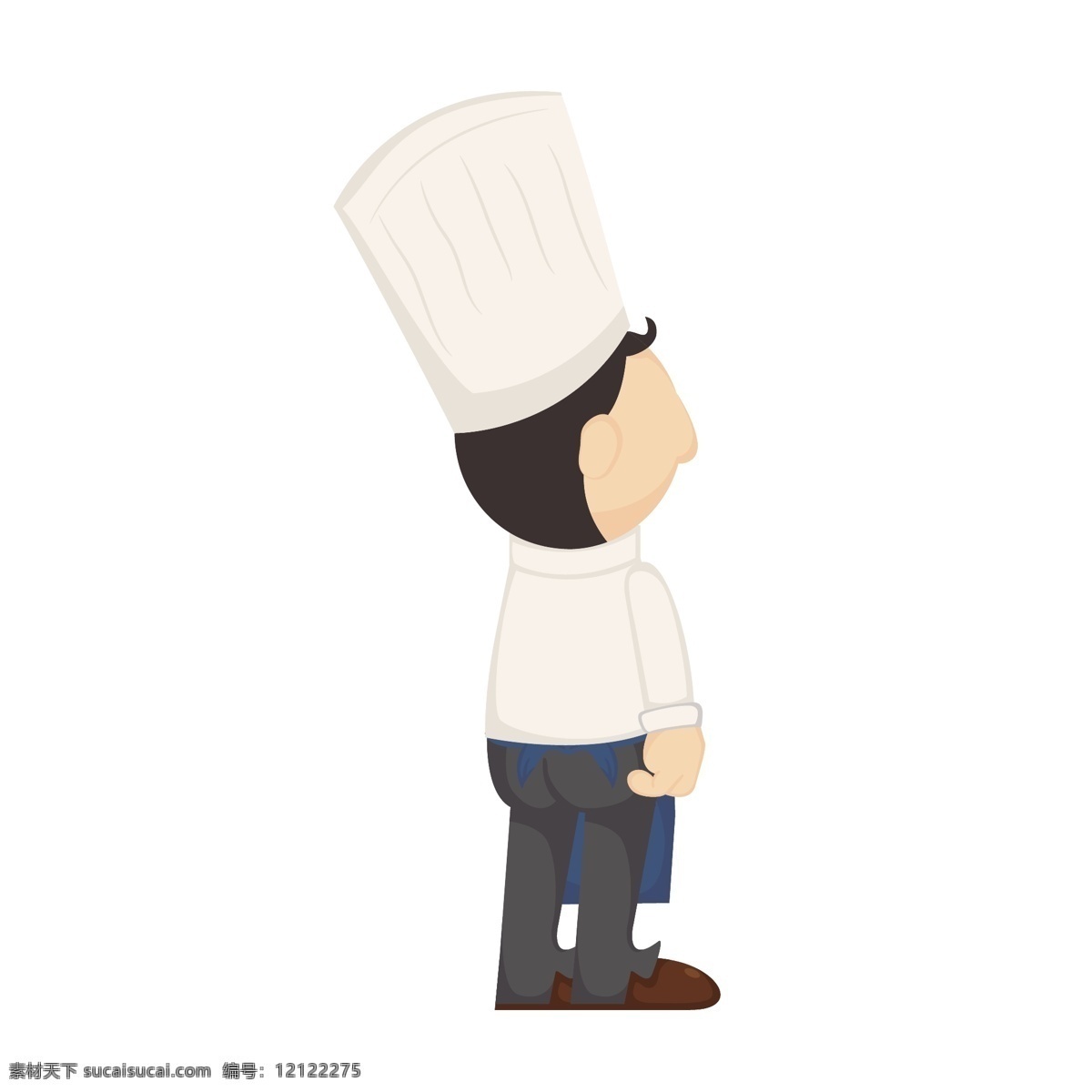 厨师 度 站 姿 矢量 斜站姿 135度 站姿 卡通 卡通厨师 厨师制服 制服 可爱 可爱的厨师 可爱厨师 厨师职业 角度站姿