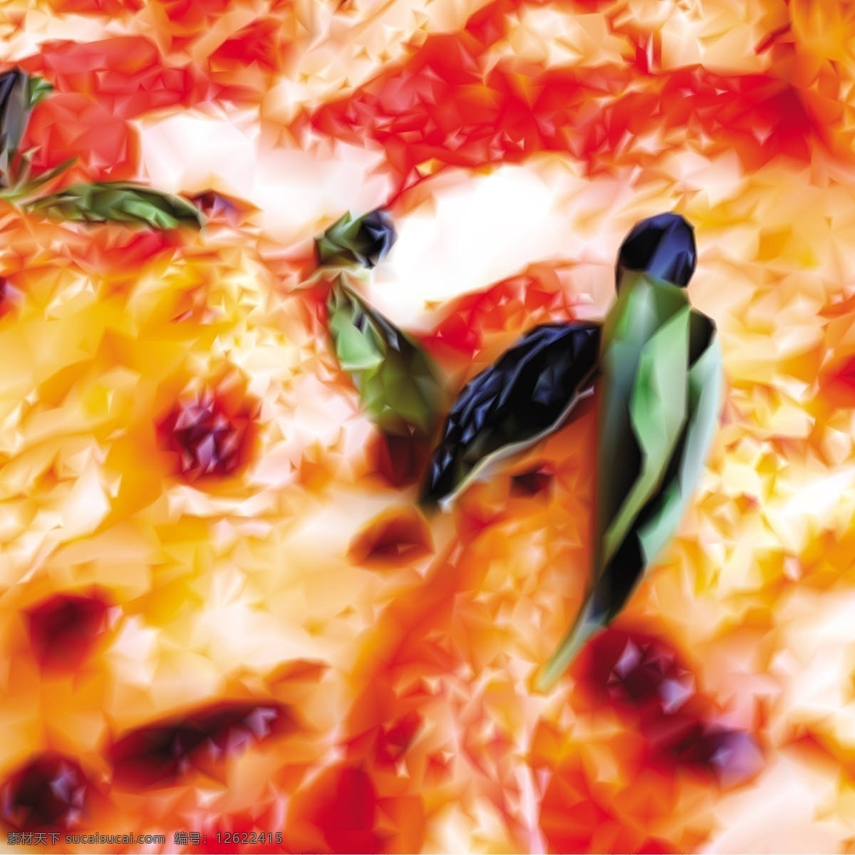 披萨背景 披萨纹理背景 意大利披萨 标志图标 矢量素材 橙色