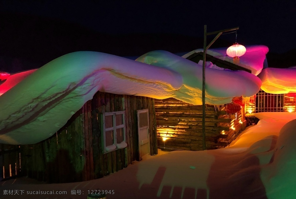 雪村 哈尔滨 农村 雪地 雪景 旅游摄影 国内旅游