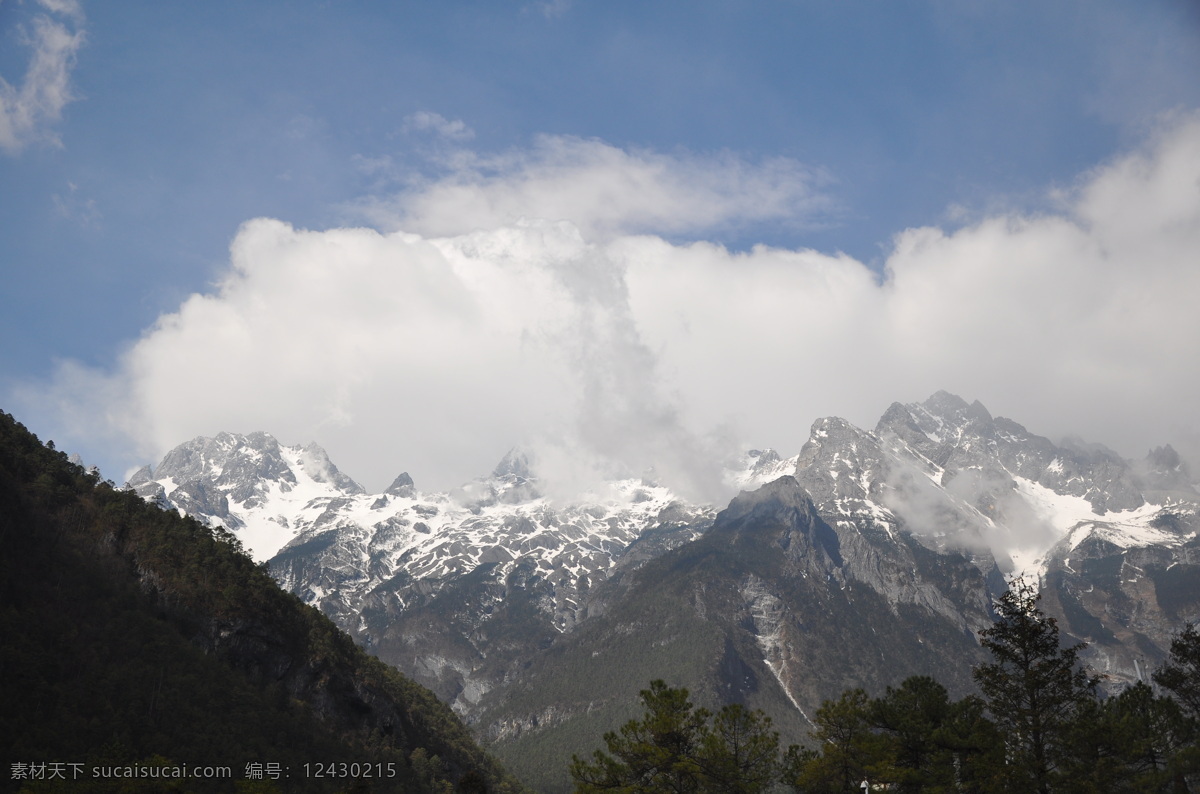 云南 玉龙雪山 雪山 自然 风光 高山 大山 山 雪 山峰 登山 旅游摄影 自然风景