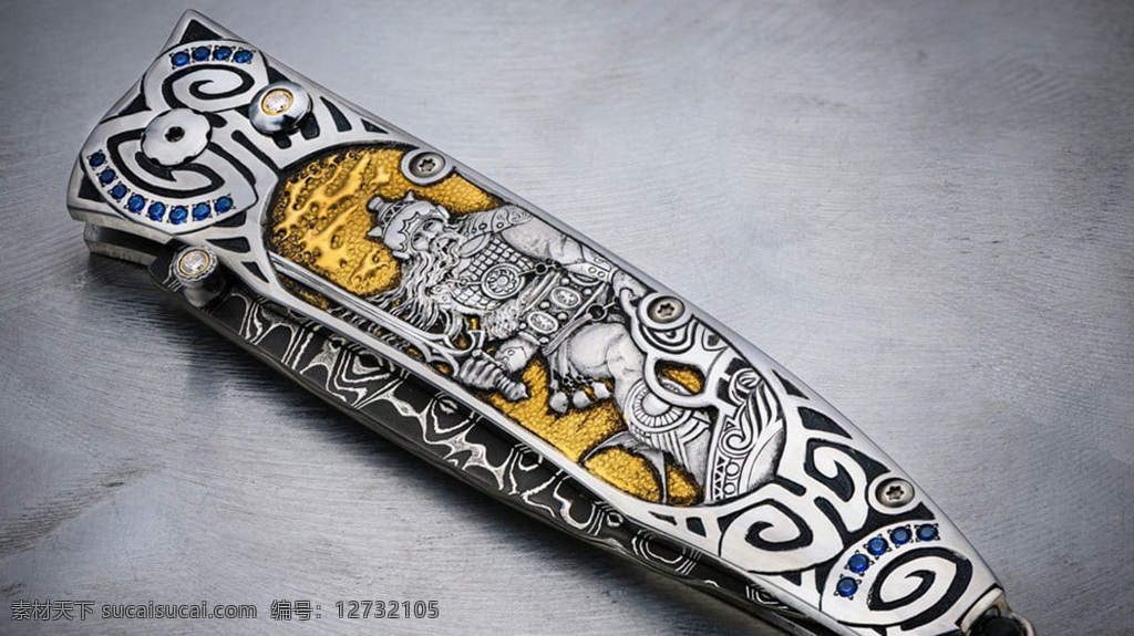 产品设计 概念模型 手工刀 雪橇 银色 雕刻 袖珍 小刀 袖珍小刀