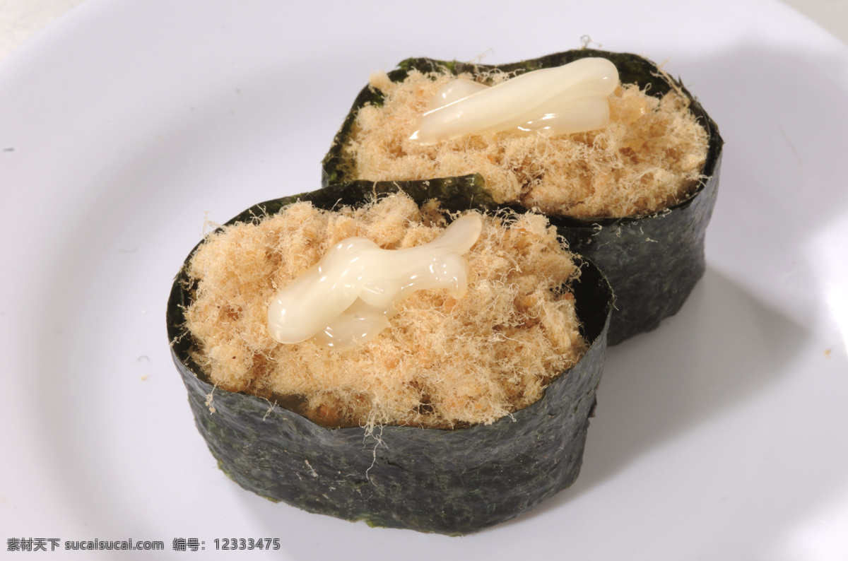 水晶肉松饭团 水晶 肉松 饭团 日本美食 寿司 日料 日本料理 经典 餐饮美食 西餐美食 摄影图库