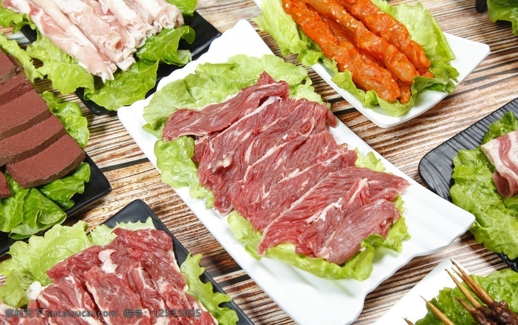火锅肉片 牛肉片 肉片 五花牛肉 火锅配菜 中餐 菜品 美食 美味 大餐 餐饮 饮食 餐饮美食 食物原料
