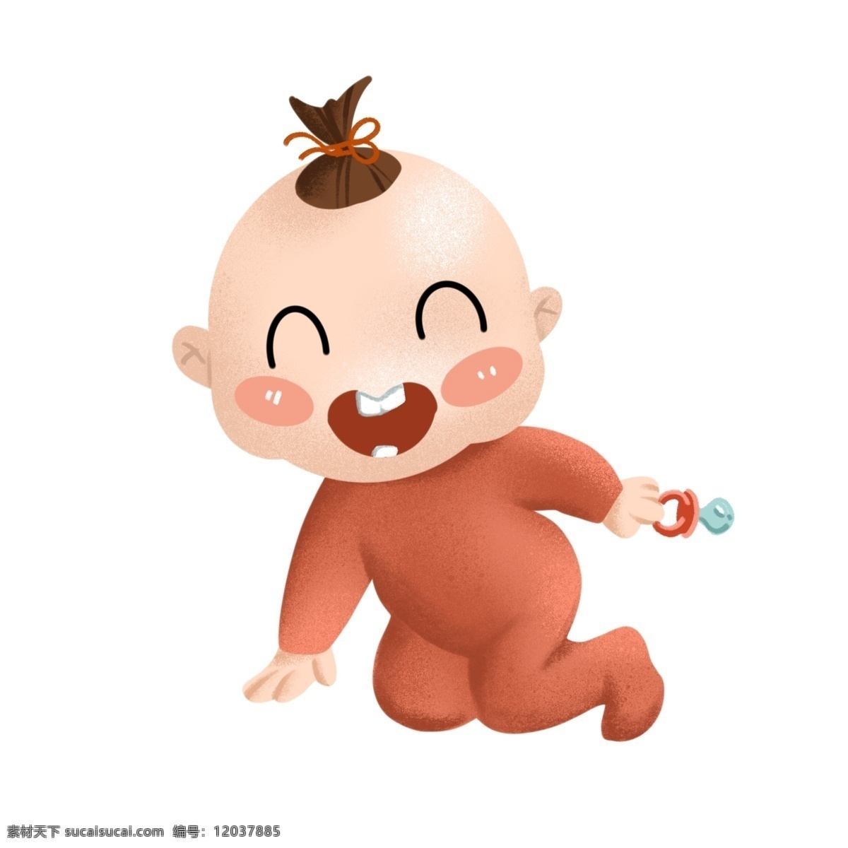 开心 婴儿 装饰 插画 开心的婴儿 漂亮的婴儿 红色的糖果 婴儿装饰 爬行的婴儿 微笑的婴儿 卡通人物