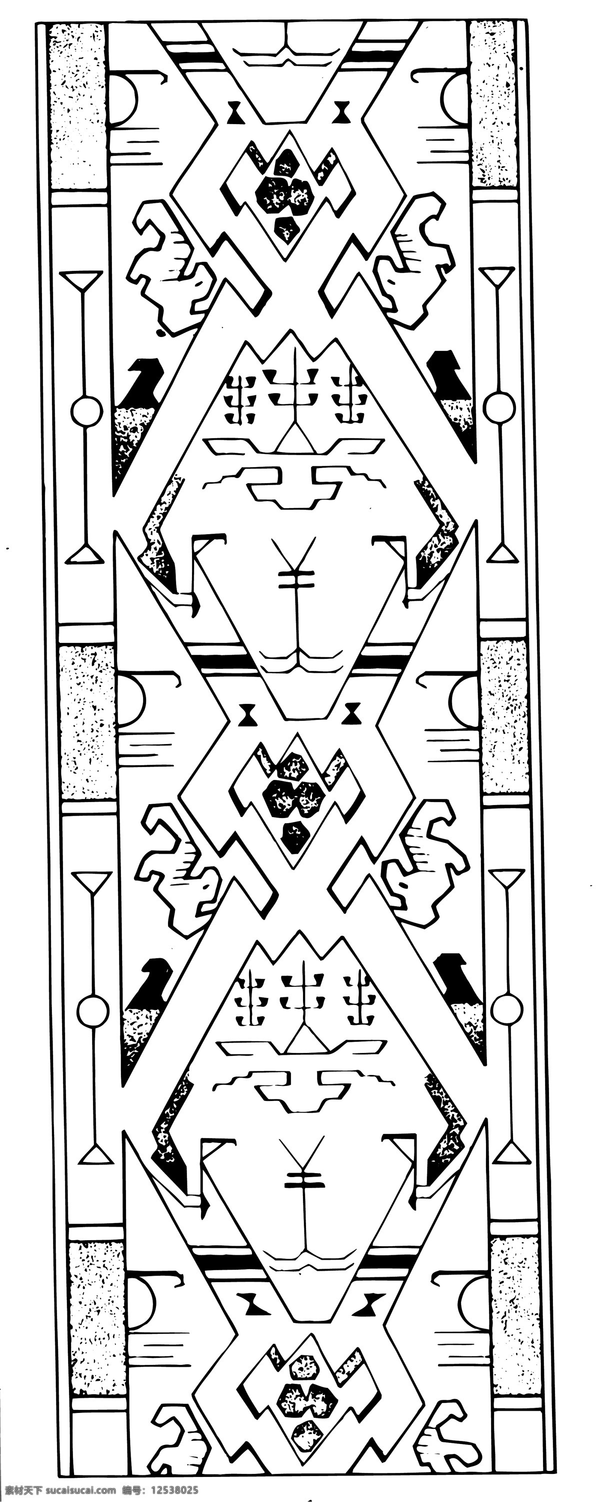 秦汉时代 版画 装饰画 矢量 格式 eps格式 设计素材 版画专辑 矢量图库 白色