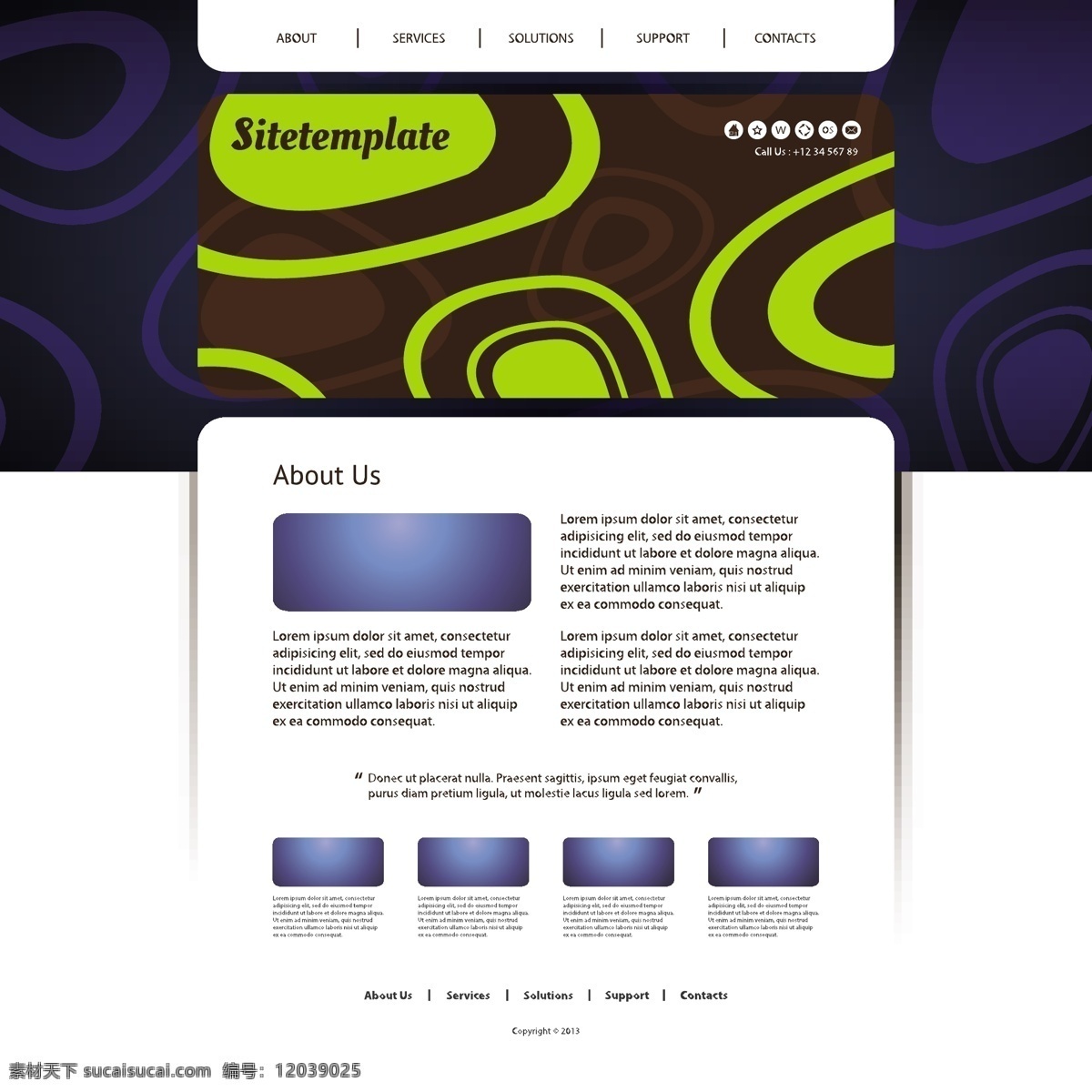 时尚 花纹 网站设计 网站模板 网页设计 图标 按钮 网站模板设计 展板模板 矢量素材 白色
