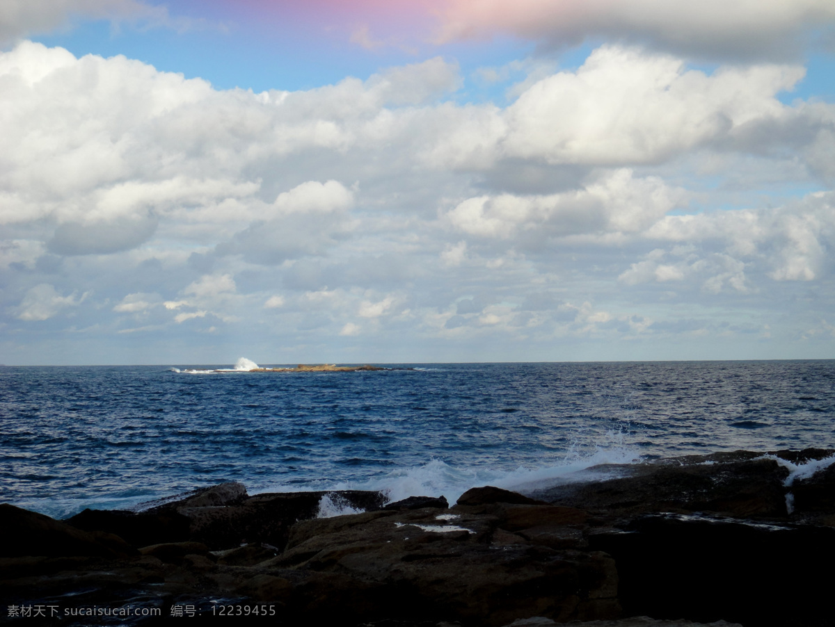 白云 碧海 大海 海边 海景 海浪 海水 礁石 景 蓝天 悉尼 coogee 海滩 浩瀚 摄影图库 悉尼库基海滩 自然风景 自然景观 psd源文件