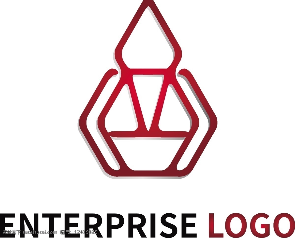 文化 公司 logo 钢笔 文具 标志 商务 提分 logo设计