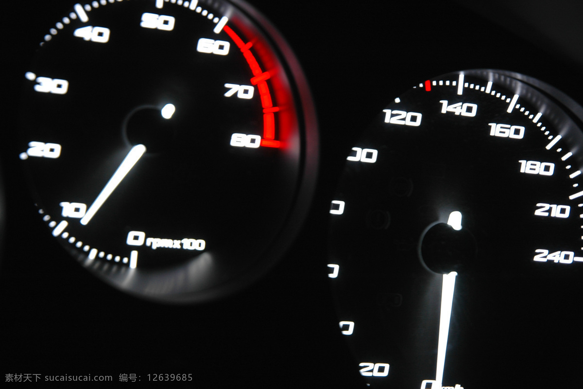 夜光 脉速 表 脉速表 里程表 指针 速度 汽车 交通工具 汽车图片 现代科技