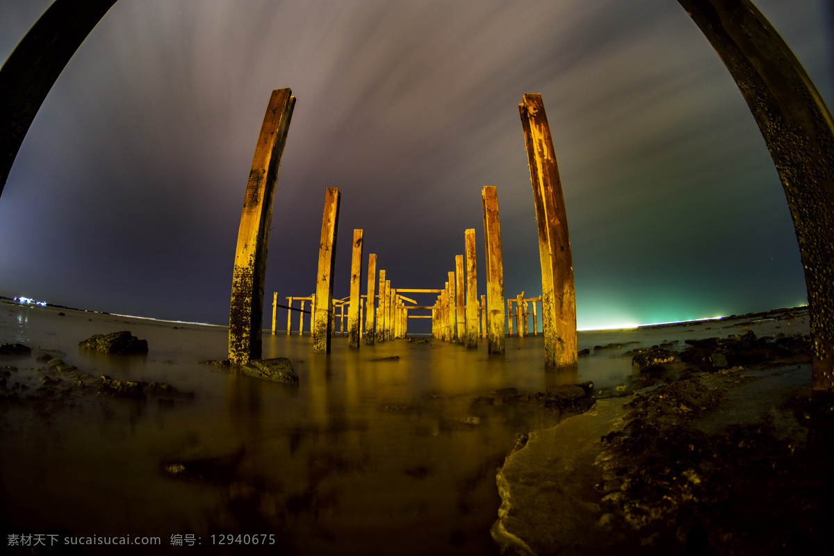 涠 洲岛 夜景 北海涠洲岛 涠洲岛 涠洲岛夜景 涠洲岛桥 旅游摄影 自然风景