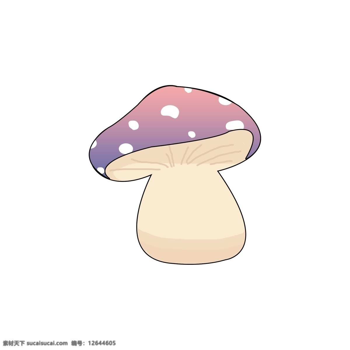 原创 手绘 卡通 蘑菇 手绘蘑菇 卡通蘑菇 彩色蘑菇