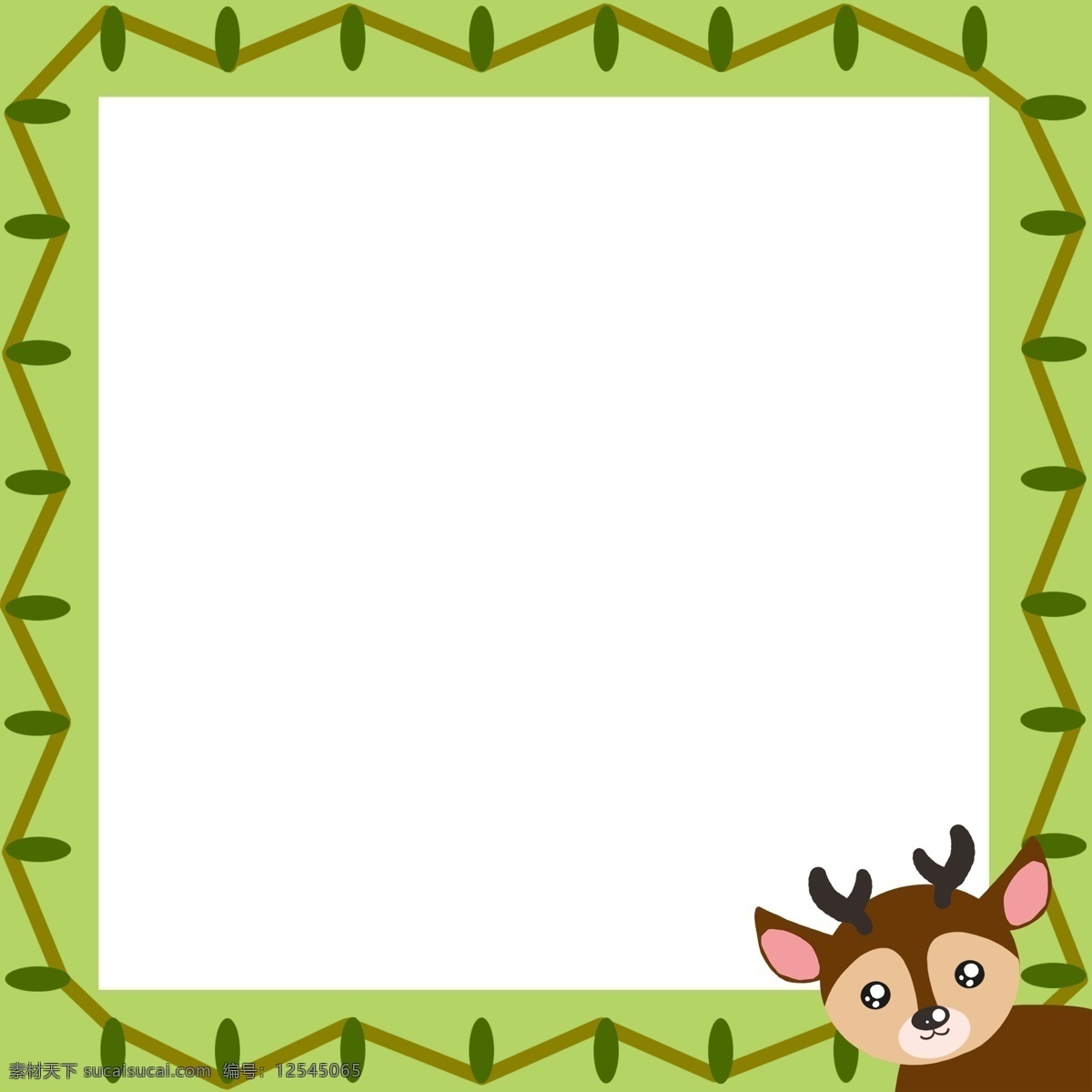 手绘 圣诞节 麋鹿 边框 手绘动物边框 手绘底纹 方形边框 边框手绘插画 圣诞节边框 鹿角边框 麋鹿边框