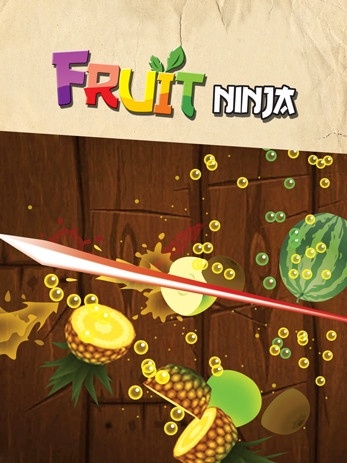 水果忍者 水果 忍者 游戏 手机游戏 iphone 切水果 本本 本子 画册设计 广告设计模板 源文件
