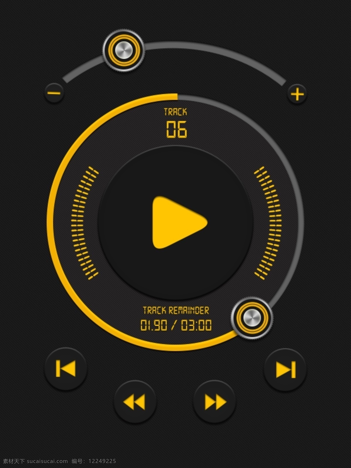 黄金 黑 酷 炫 音乐 播放器 控件 ui 大气 酷炫 音乐播放器 黄金黑 控件ui ui设计 app 界面设计
