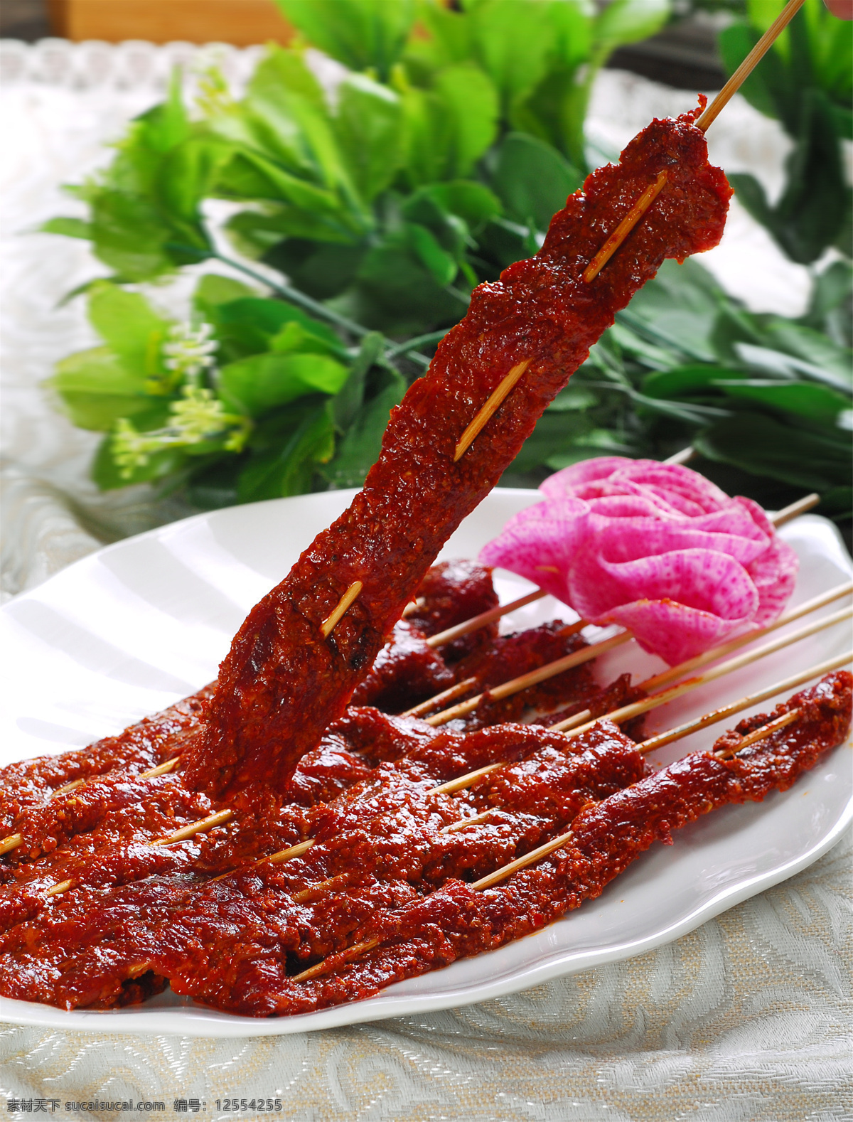 菜麻辣牛肉串 美食 传统美食 餐饮美食 高清菜谱用图