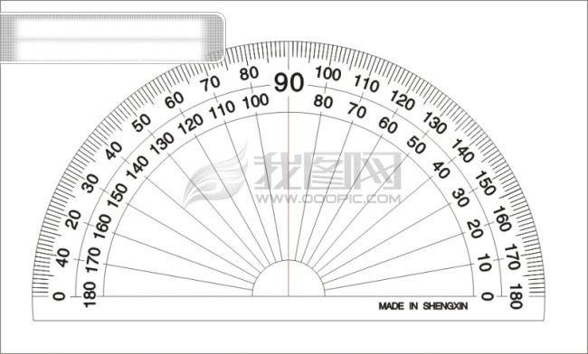 矢量 量角器 角度 准确 精确到位 矢量图 其他矢量图