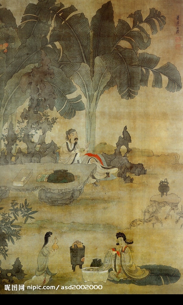 中国传世名画 古画 古图 山水画 名画 文化艺术 传统文化 设计图库