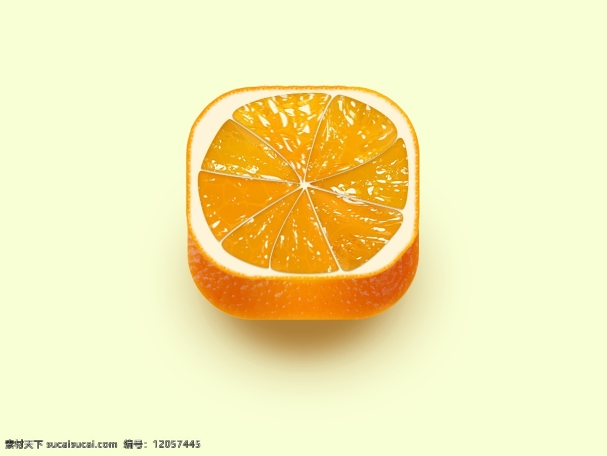 写实 橙子 图标 icon 写实橙子图标 橙子图标 桔子 柑