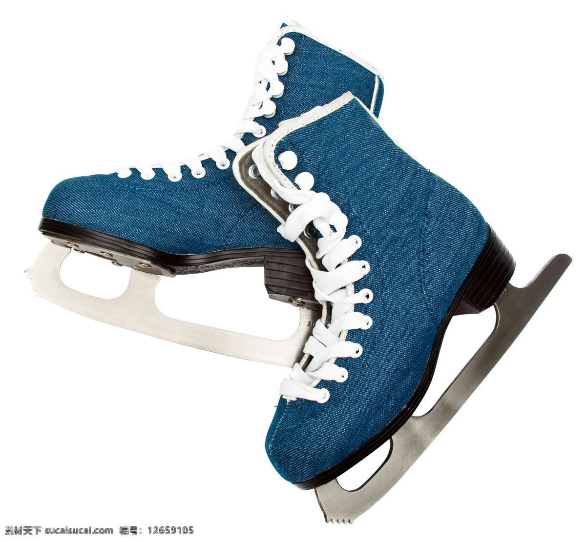 蓝色 溜冰鞋 蓝色溜冰鞋 鞋子 体育用品 体育运动 生活百科