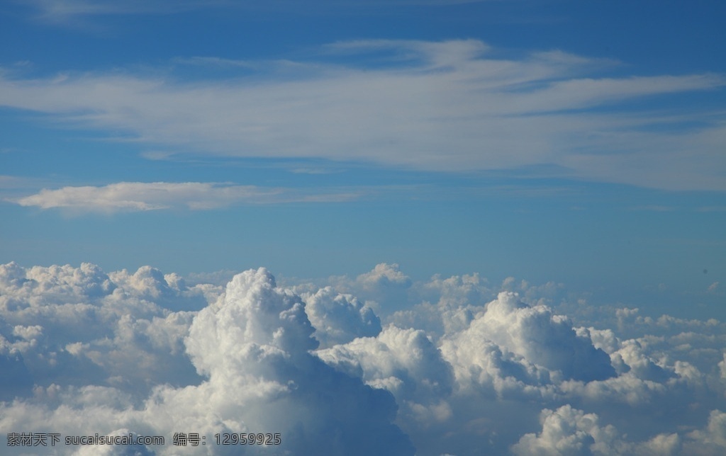 云层景观 云 天空 蓝天 云海 浮云 青空 自然风景 自然景观