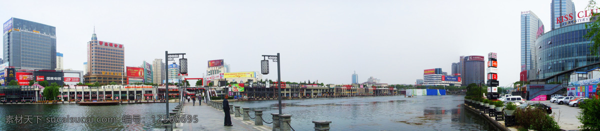 潍坊市 白浪河 景观 图 天空 建筑 广告牌 桥梁 河水 国内旅游 旅游摄影