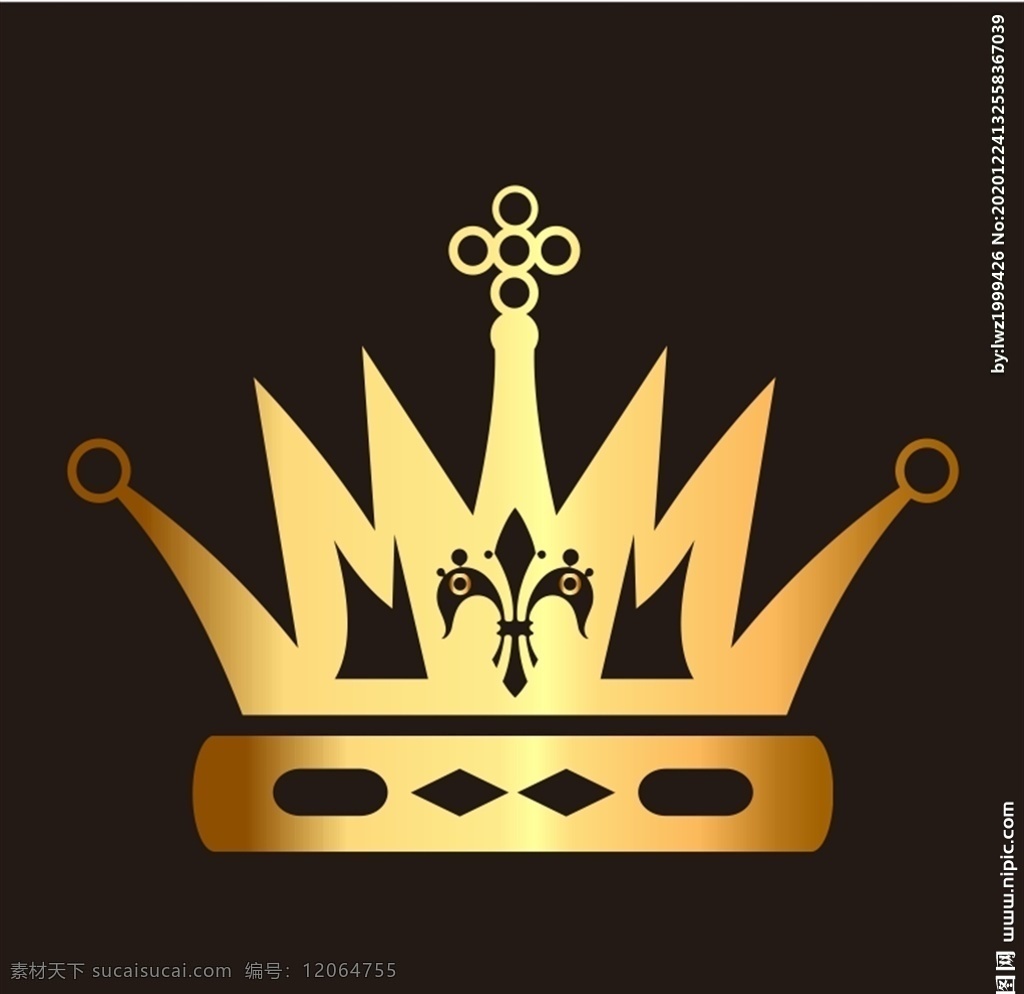 皇冠图片 金色皇冠 金色 皇冠 金质 花纹 矢量图 矢量素材