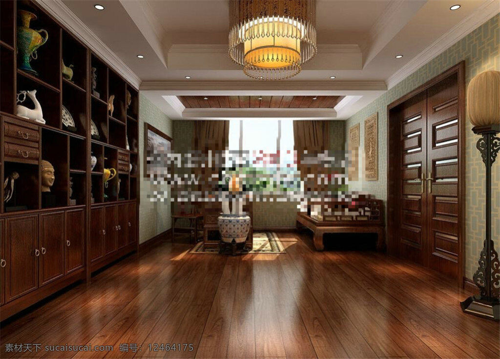 中式 风格 模型 3d 3d模型素材 室内装饰 3d室内模型 3d模型下载 室内模型 室内设计 室内装饰设计 max 黑色
