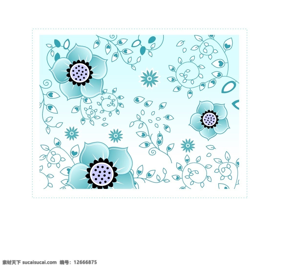 矢量 清新 淡雅 花朵 背景矢量 潮流 底纹 光 花纹 梦幻 时尚