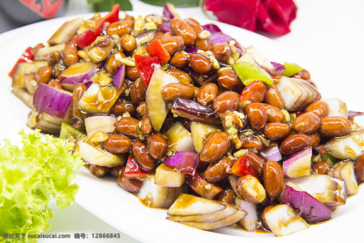 花生 老醋 老醋洋葱花生 凉拌老醋花生 凉菜 餐饮美食 传统美食