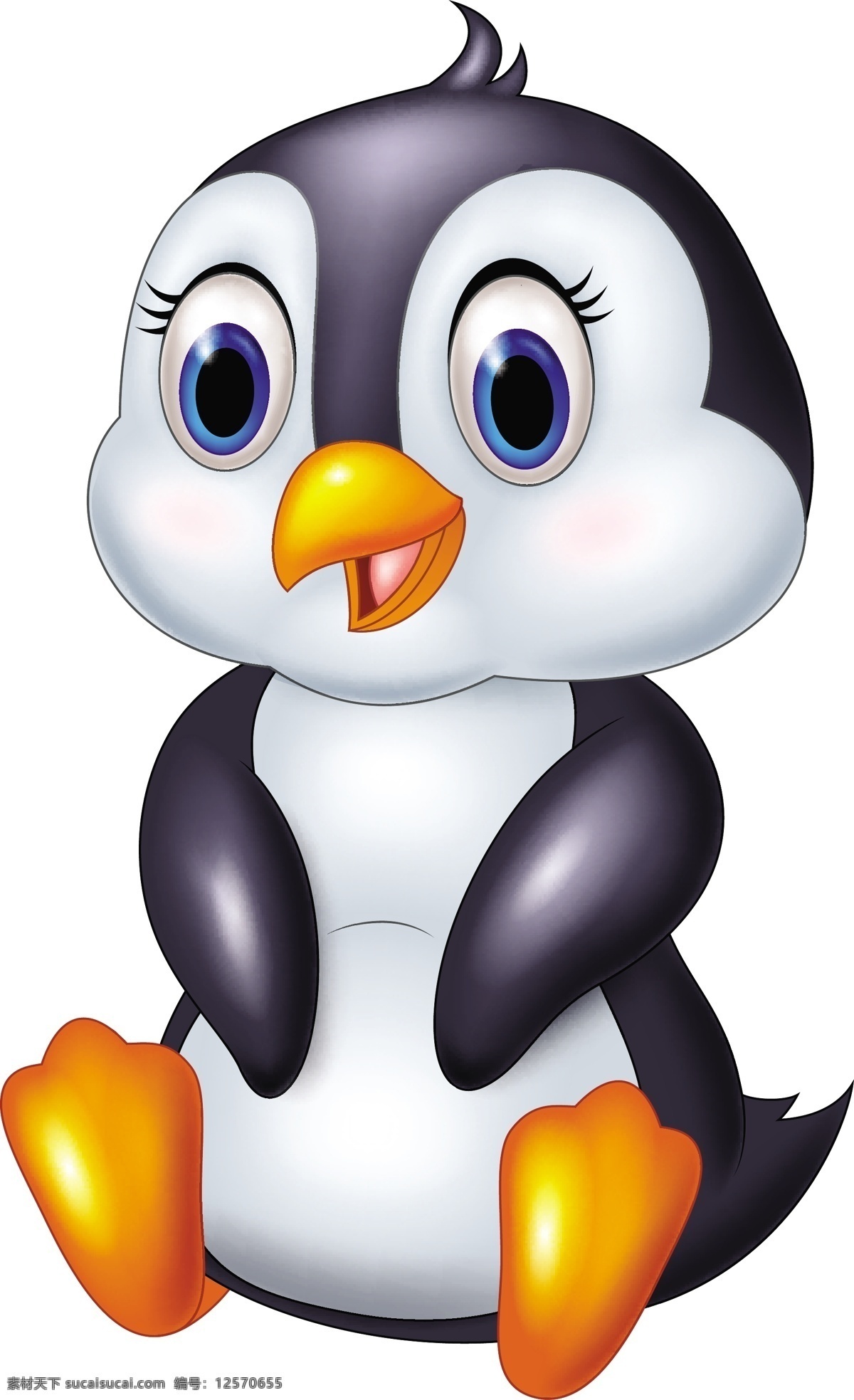可爱 企鹅 矢量 可爱的企鹅 企鹅矢量素材 矢量企鹅 手绘企鹅 小企鹅 坐着的企鹅 卡通企鹅 动漫企鹅 卡通动漫 动漫动画