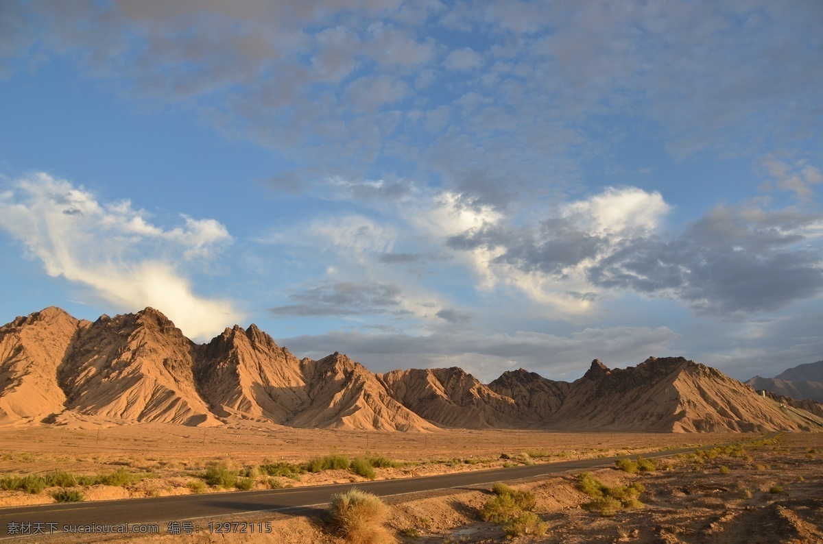 唯美 戈壁 沙漠 风景 高清 新疆 荒漠 山丘