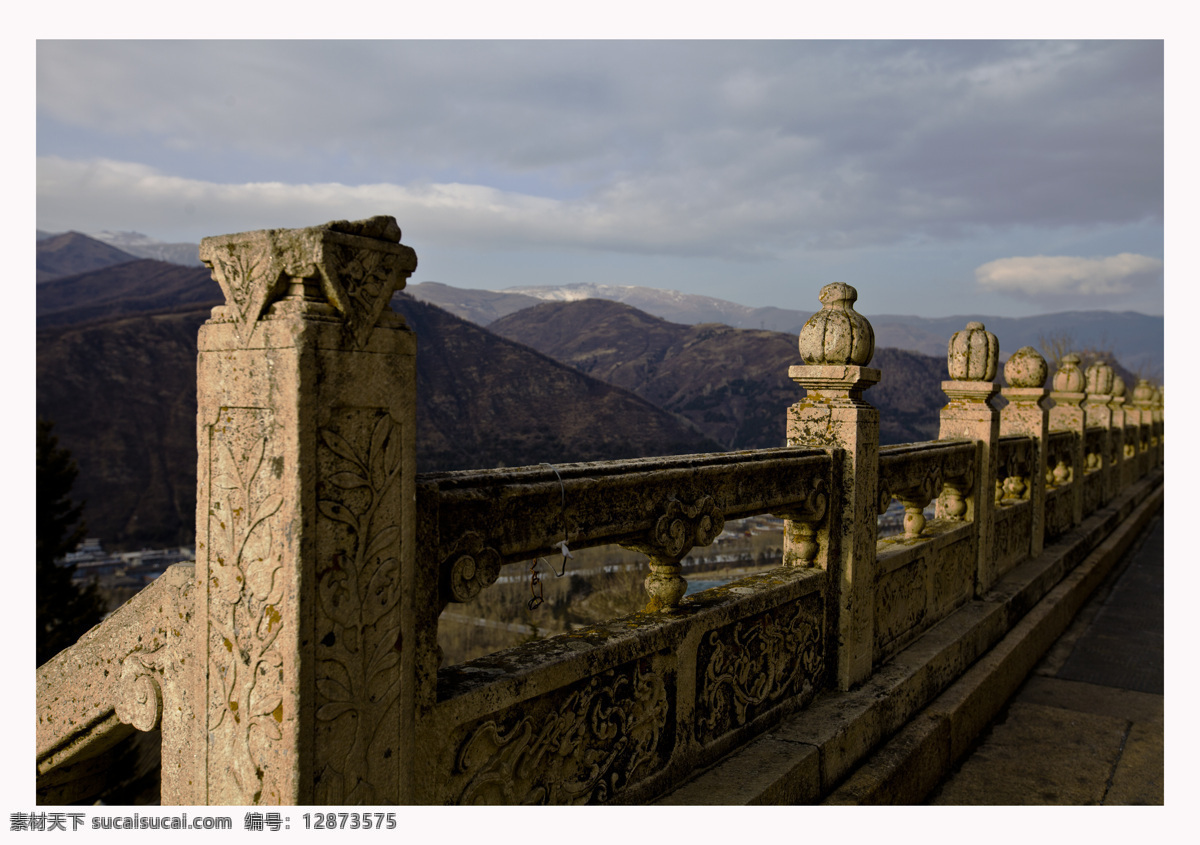 琼楼玉宇 山西 五台 五台山 寺庙 寺 自然景观 建筑景观