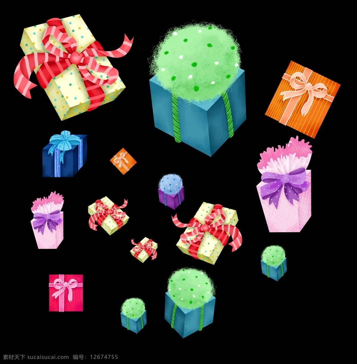礼品 礼物 礼品盒 矢量礼物 装饰礼物 装饰礼品 小 分层 源文件