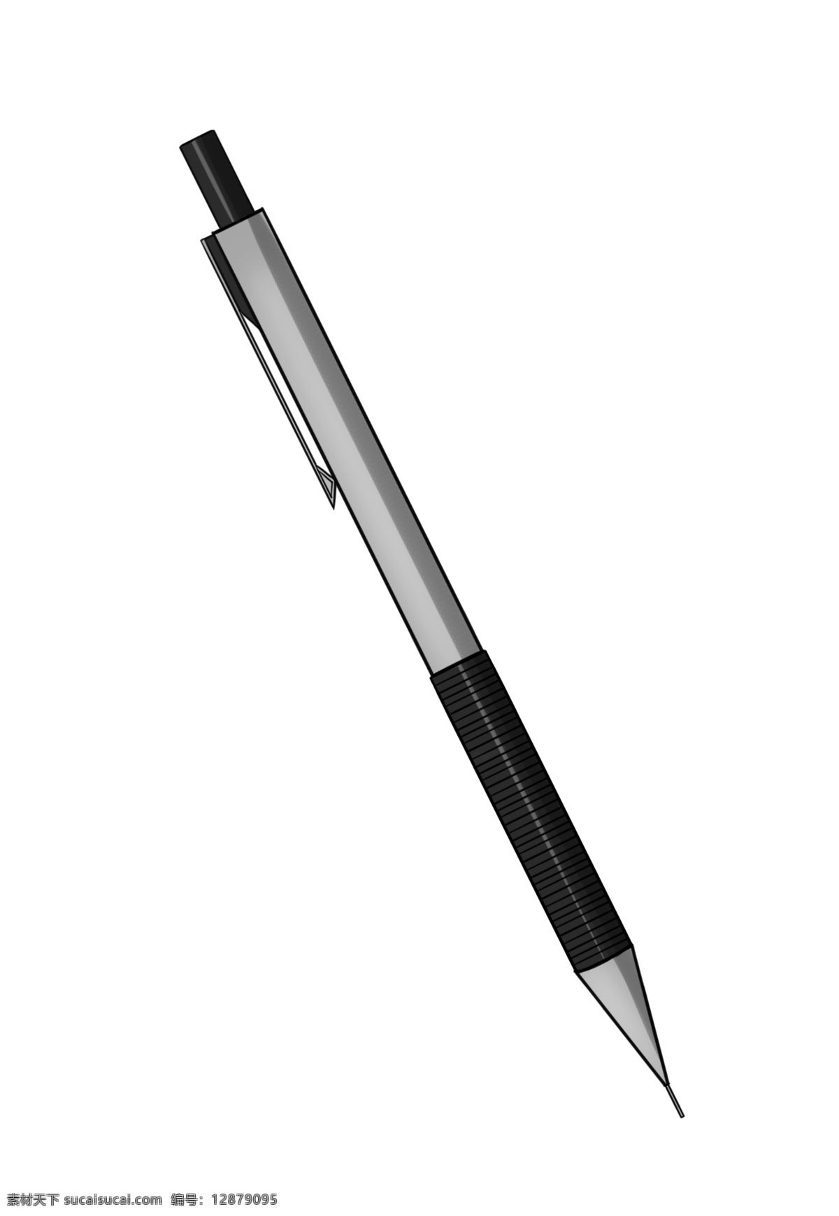 时尚 自动铅笔 插画 时尚的铅笔 卡通插画 书写的笔 记录的笔 绘画的笔 写字的笔 自动的铅笔