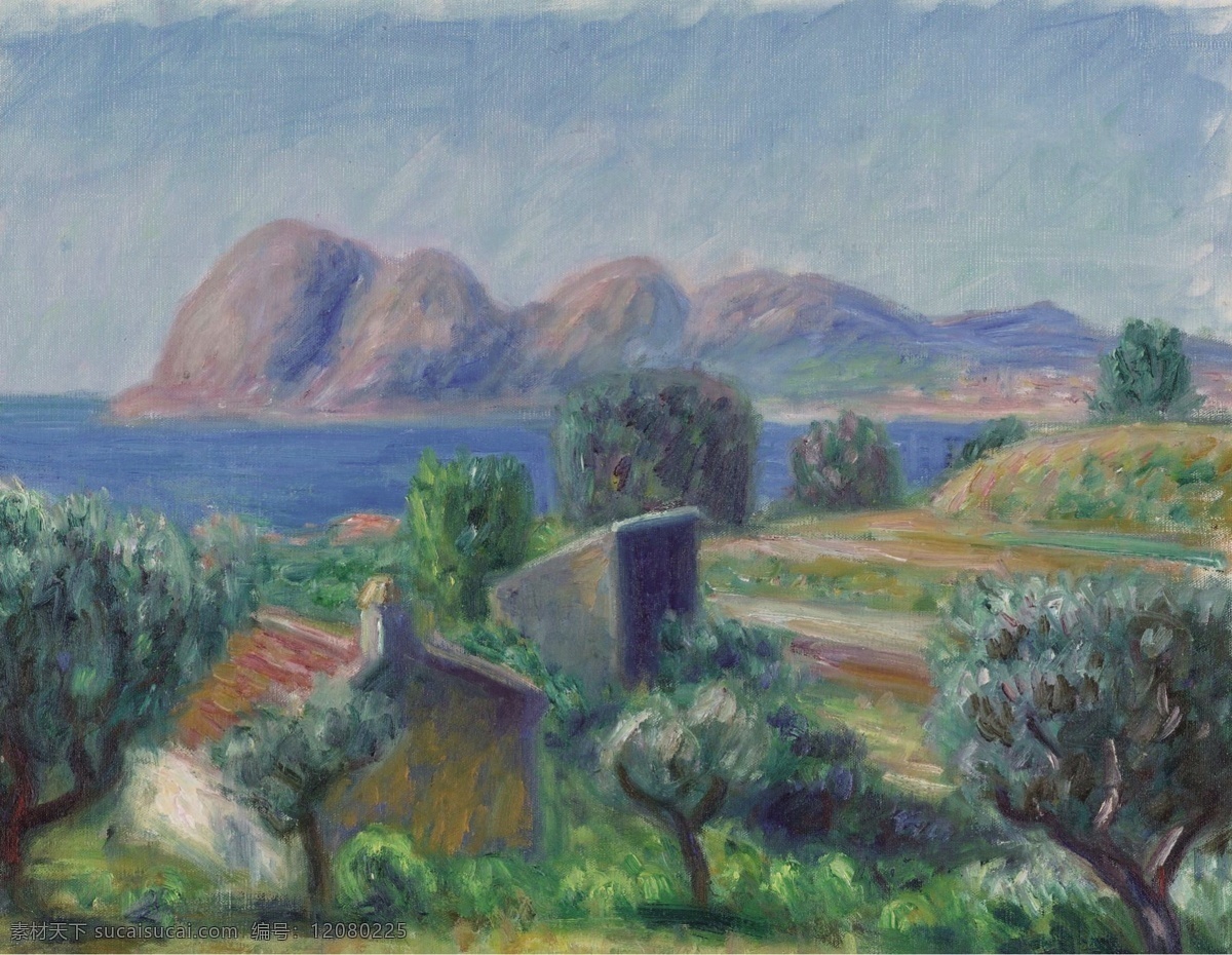 glackens 印象派 风景 人物 建筑 自然 静物 人体 油画 装饰画 ciotat 美国 画家 william la bay the james 装饰素材