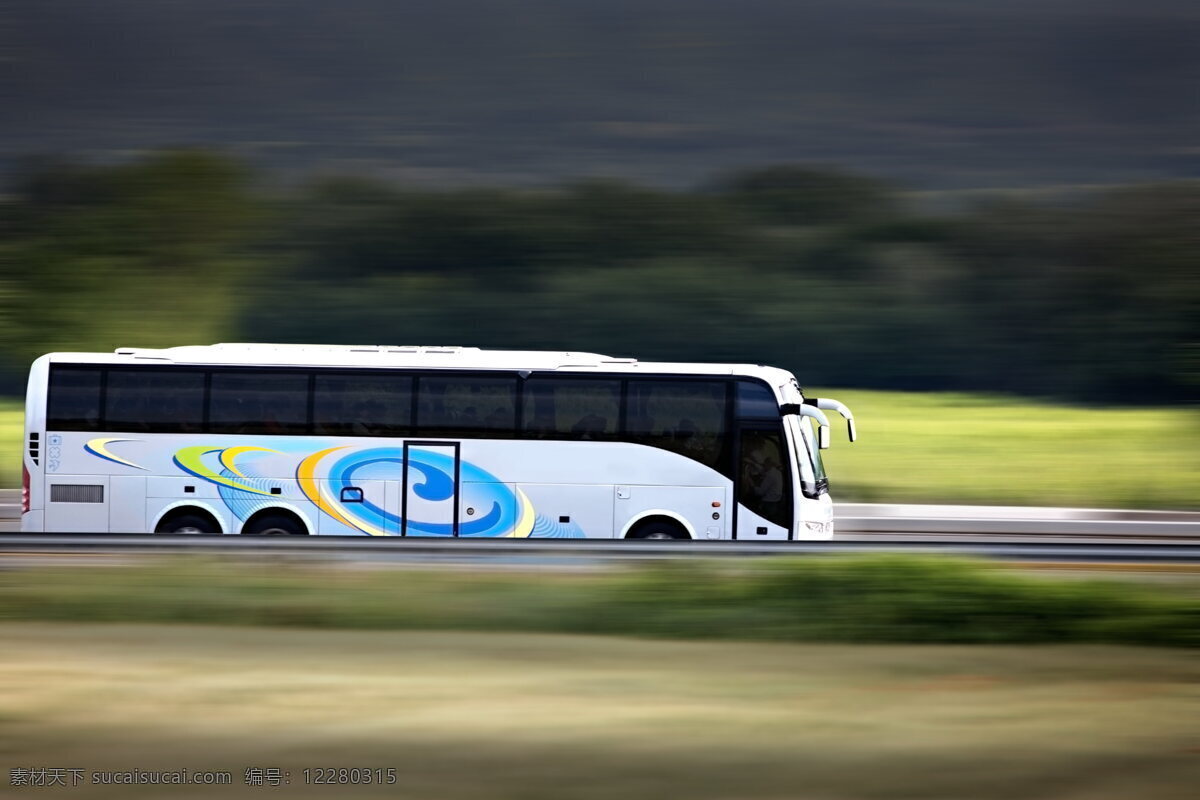 行驶 旅游 大巴 高清 客车 大巴士 巴士 巴士客车