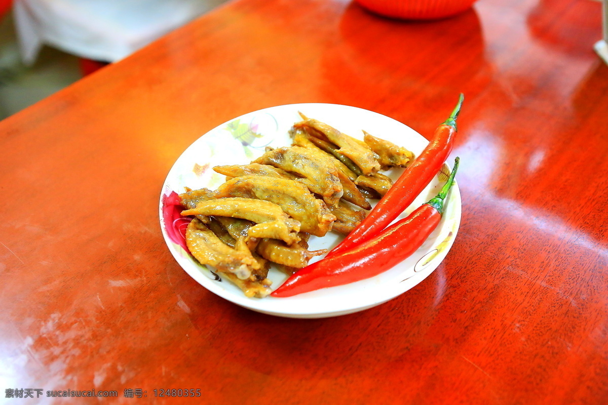 盐焗鸡尖翼 宵夜 卤品 原味 鸡尖翼 盐焗 餐饮美食 食物原料