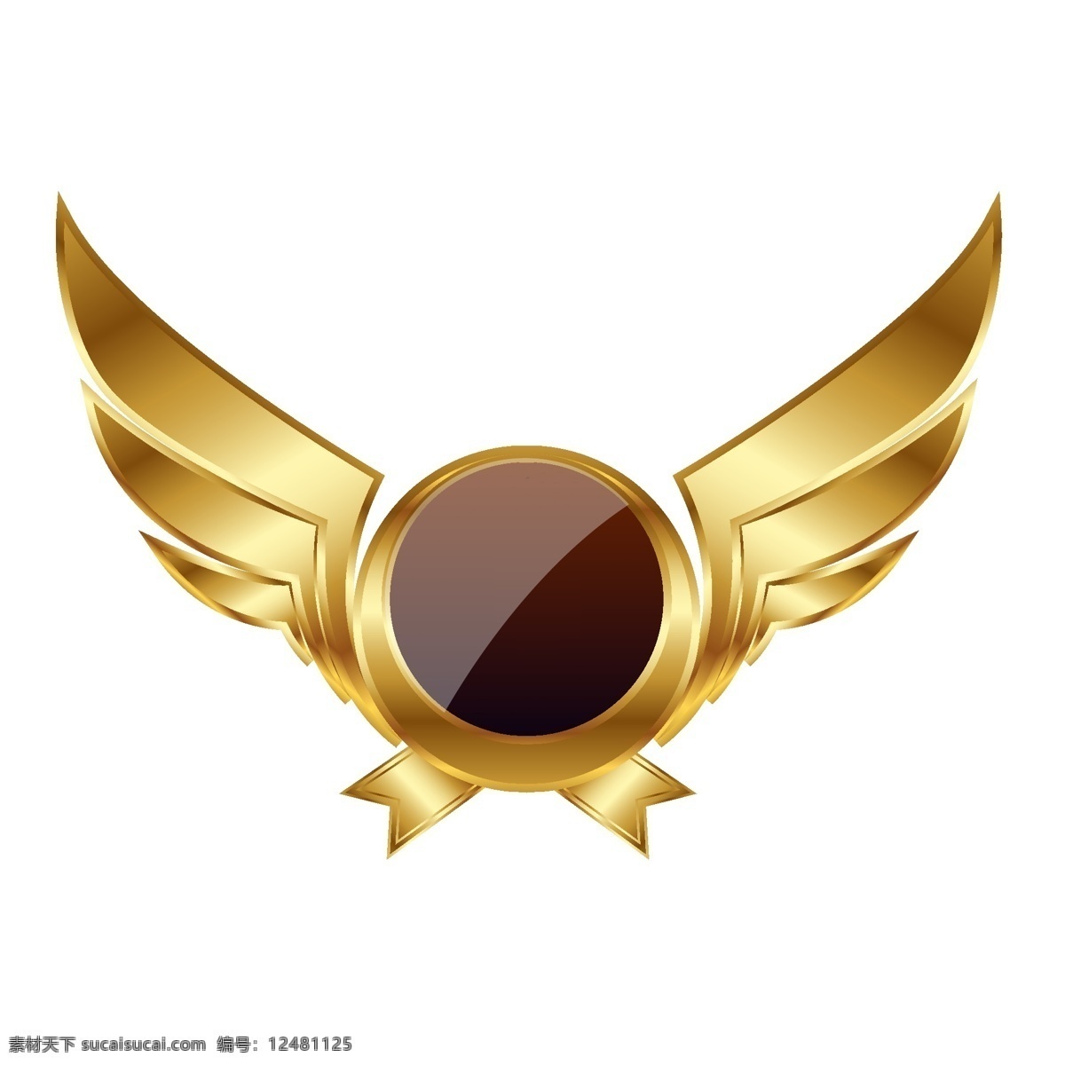 金色图标 图标 荣誉 排名图标 翅膀 排行榜 icon 移动界面设计 图标设计