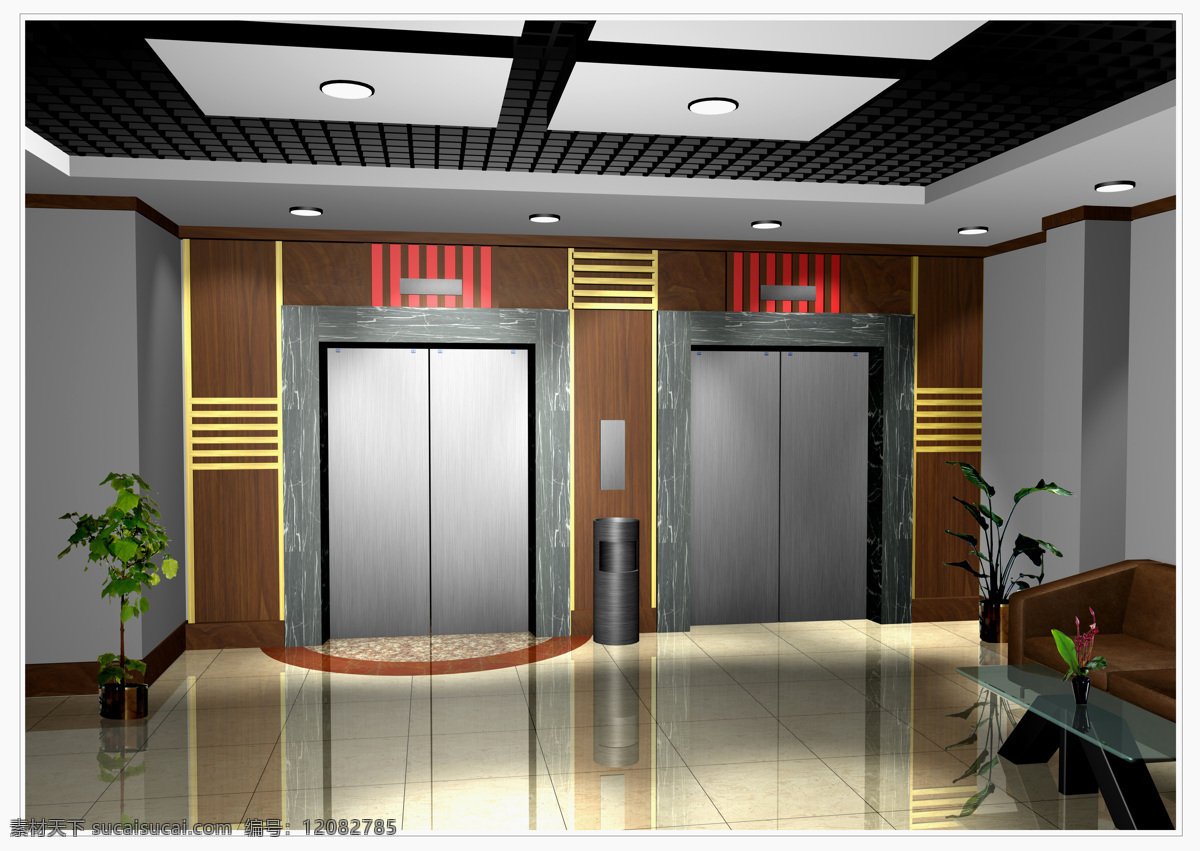 电梯 口 彩色 方案 环境设计 建筑 室内设计 效果图 设计素材 模板下载 电梯口 家居装饰素材
