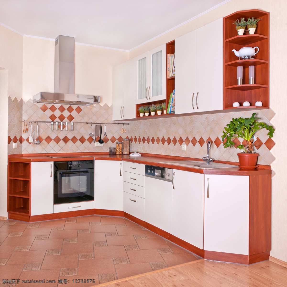彩色 系列 厨房 装修 装饰 室内设计 厨房设计 整体厨房 敞开式厨房 现代厨房设计 环境家居