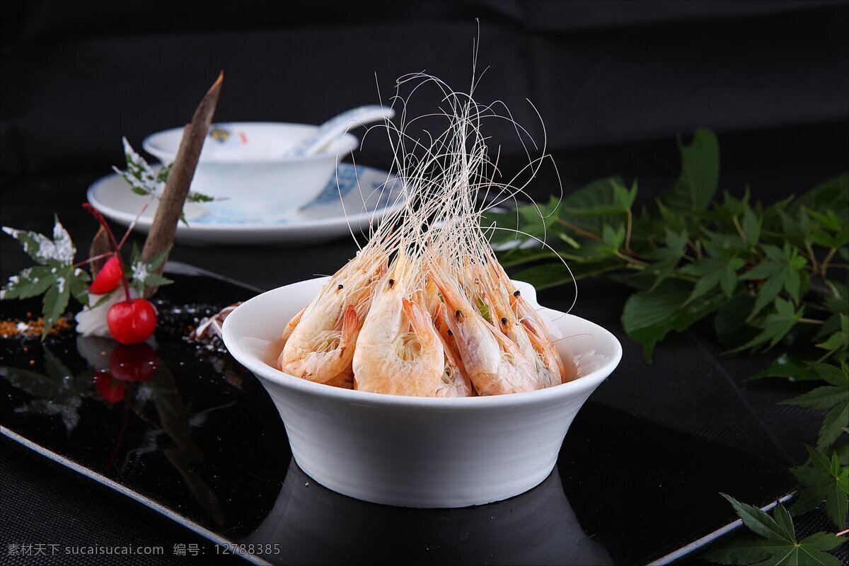 风味白虾干 白虾 虾干 凉菜 冷菜 餐饮美食 传统美食