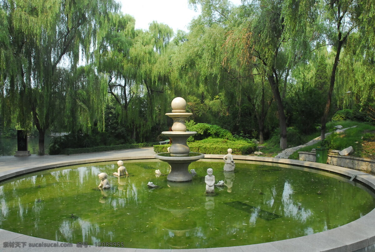百脉泉 水 济南 章丘 风景 建筑园林 园林建筑