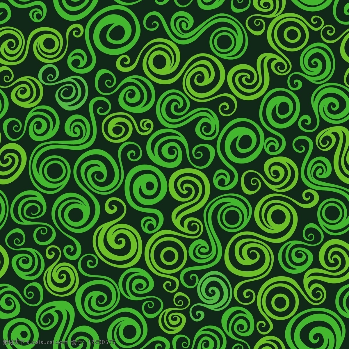 波 模式 无缝 拼接 纹理 背景 海洋 绿色