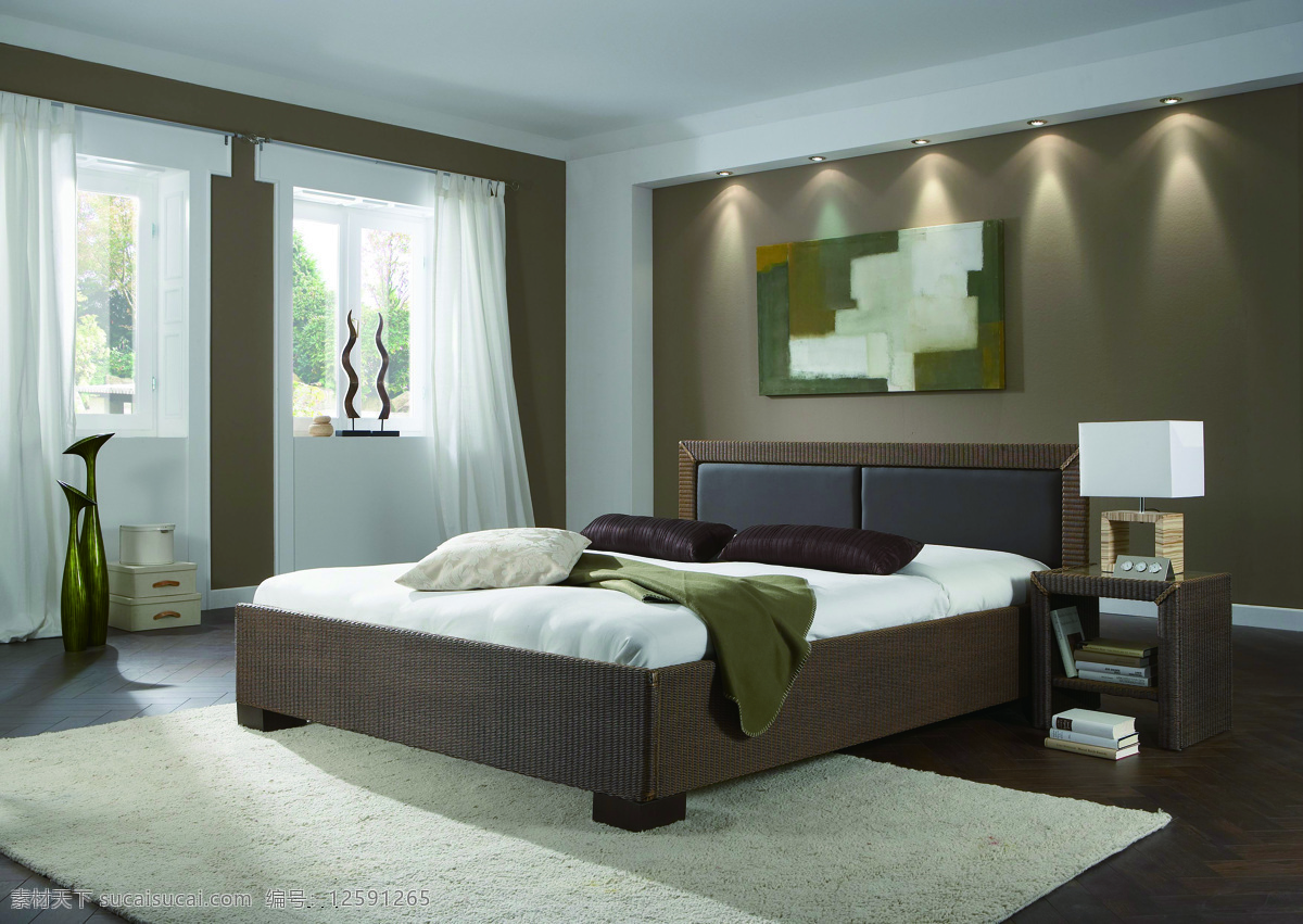 卧室 特写 床 床素材 家居 软床 新款床 装饰素材 室内装饰用图