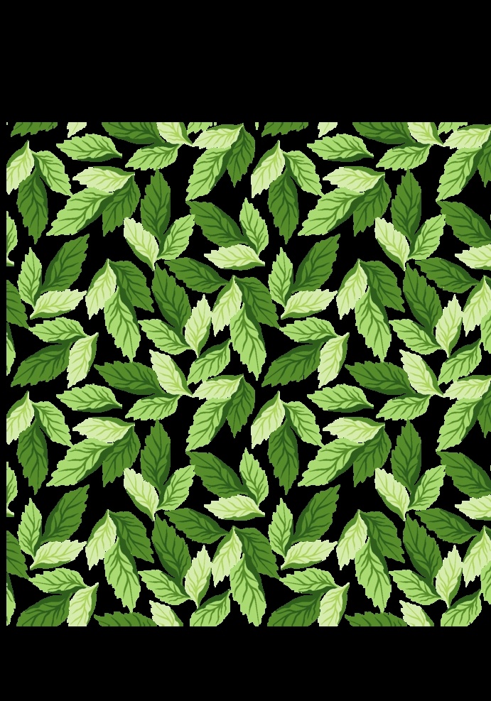 绿叶图片 绿色的叶子 绿色 叶子背景 包装背景 简约 小元素 分层