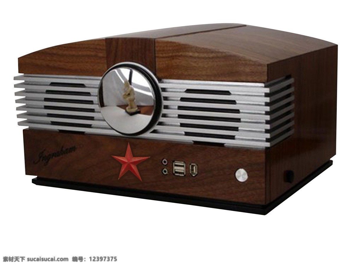 老式 收音机 红星 怀旧 革命年代 文化艺术