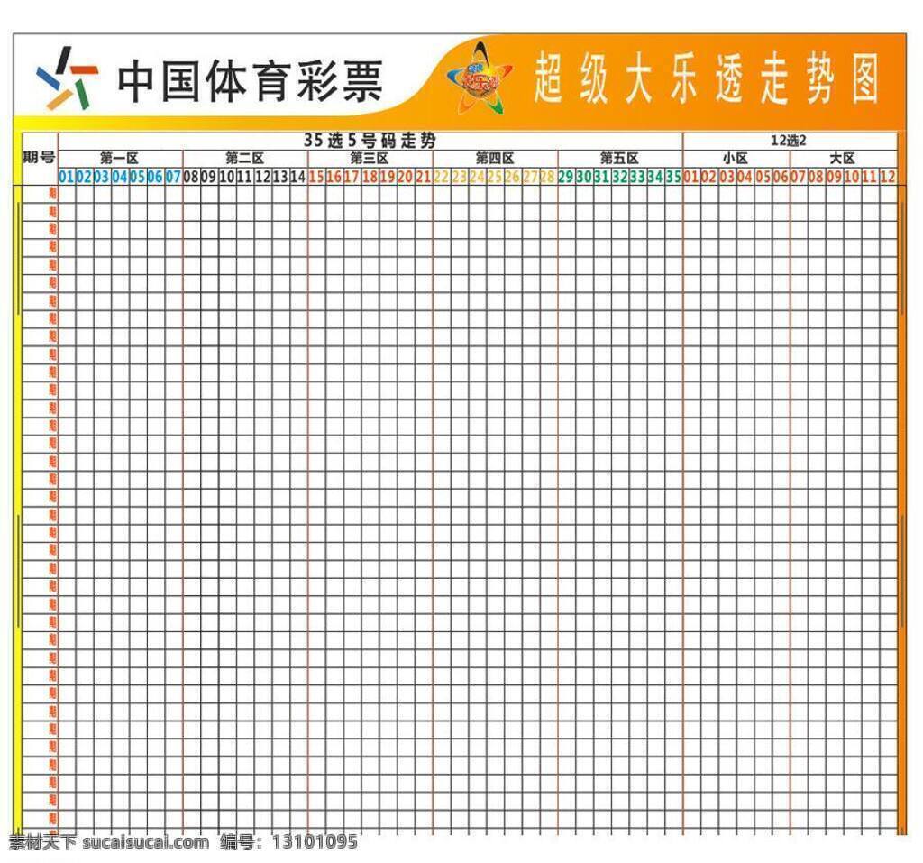 大乐透 其他设计 体育彩票 中国 走势图 大乐 透 走 矢量 模板下载 样稿 矢量图 日常生活