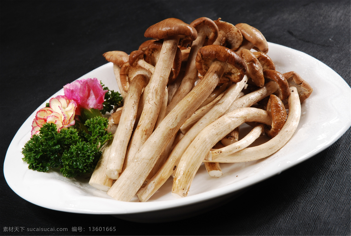 鲜茶树菇 美食 传统美食 餐饮美食 高清菜谱用图