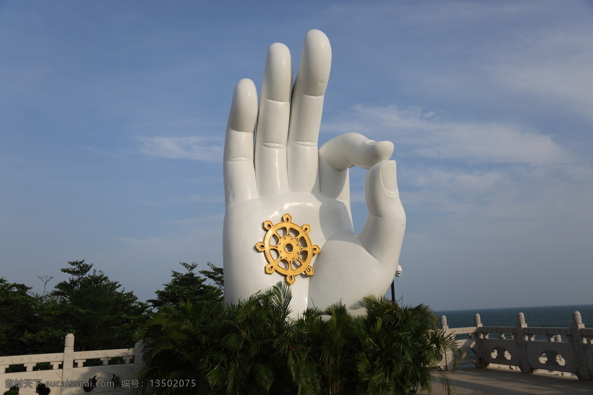 佛手 笃虎 三亚市 南海观音 风景区 海滨 摄影作品 旅游摄影 国内旅游